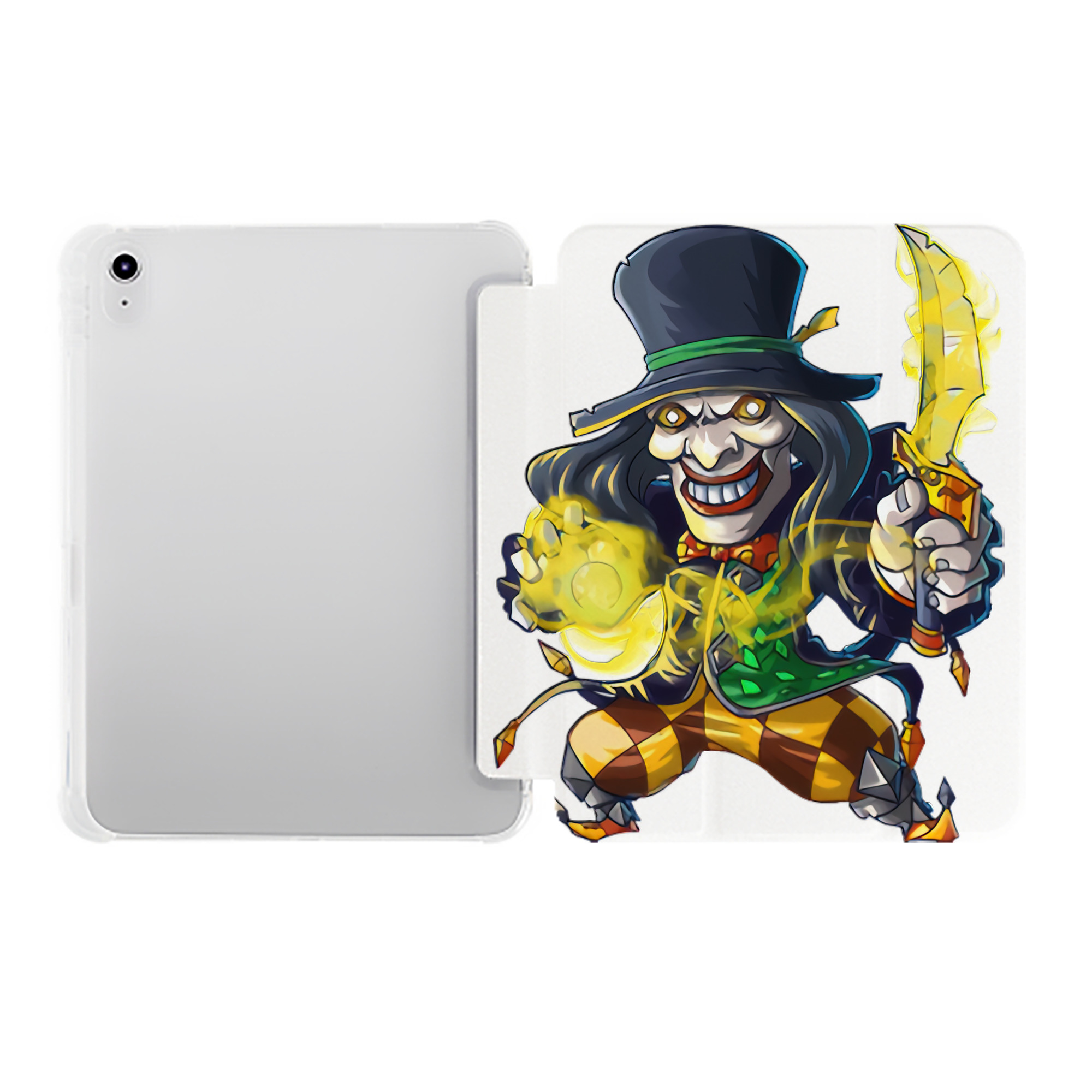 （画像用） リーグ・オブ・レジェンド League of Legends LOL IPad ケース ペン収納付き 三つ折りスタンド PUレザー×シリコン 対応機種9.5/10.5/10.9インチ